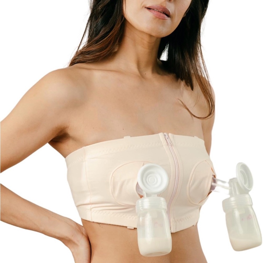 Blush Pink Hands-Free Pumping Bra